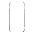 Pikkukuva 1 / 2: Korvaava teippirulla 'iPhone 11:n mustalle LCD-näytölle' Svart