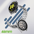 Pikkukuva 3 / 4: Rannekoru Huawei Watch GT Runner / Watch GT 3 46mm harmaa teräsverkko