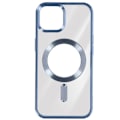 Miniatyrbild 1 av 5: AVIZAR Skyddsfodral till iPhone 15 Plus - Silikon - Blå Chrome Contour Blå