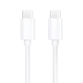 Pikkukuva 1 / 5: iPhone 16 / 15 USB-C - USB-C 20W 1 metri Mayaxess Valkoinen Vit