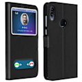 Pikkukuva 1 / 4: Housse - AVIZAR - ZenFone Max M2 - Silikoni - Kaksinkertainen Ikkuna - Tukiominaisuus Svart