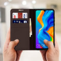 Pikkukuva 3 / 4: Huawei P30 Lite - AVIZAR - Folio Nahkakotelo - Video tuki - Ruskea - Täydellinen suojaus kastanj
