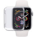 Pikkukuva 1 / 4: AVIZAR Apple Watch 44mm näytönsuojakotelo - Läpinäkyvä naarmuuntumaton silikoni transparent
