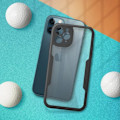 Miniatyrbild 3 av 5: Heltäckande skal - MÄRKE - iPhone 12 Pro - Stötsäker - Plexiglas - Förstärkta hörn Svart