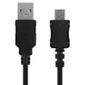 Pikkukuva 3 / 4: USB-virtalähde - Bluestar - 1A - Musta - micro-USB-kaapeli - Nopea lataus Svart