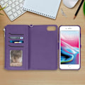Miniatyrbillede 4 af 4: Étui Portefeuille - AVIZAR - iPhone 6/6S/7/8 Plus - Violette - Hård Skal - Dobbelt Klap lila