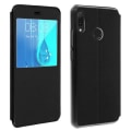 Pikkukuva 1 / 4: Huppu - AVIZAR - Huawei Y9 2019 - Lompakkokotelo - Ultrakevyt kuori - Musta Svart