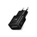 Miniatyrbillede 1 af 6: Vægbatteri - Samsung - EP-TA200EBE - 15W - USB - Sort Svart