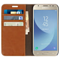 Miniatyrbillede 3 af 4: Housse folio - Samsung - Galaxy J5 2017 - Ægte læder - Fuld beskyttelse - Kamelfarvet Kamel