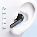 Miniatyrbillede 3 af 5: Bluetooth hovedtelefoner - BLUESTAR - Sort model - 4,5 timers batterilevetid - IPX4 vandtætning - Touch kontrol Svart