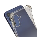 Miniatyrbillede 4 af 6: Stødsikker taske - IMAK - Samsung A25 5G - Silikone - Gennemsigtig Sort - Tynd og let Svart
