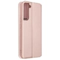 Pikkukuva 2 / 4: Lompakko - AVIZAR - Samsung Galaxy S22 Plus - Rose gold - Kovamuovinen - Videotukea varten Rose guld