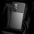 Pikkukuva 4 / 4: Coque - Thunder - Galaxy A52/A52s - Vahvistettu Suoja - Silikoni Geeli - Musta Svart