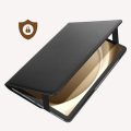 Pikkukuva 4 / 6: Suojakuori Samsung Galaxy Tab A9 Plus -puhelimelle - AKASHI - Vaaka pystysuuntainen pyörivä teline - musta Svart