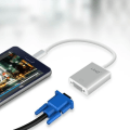 Miniatyrbillede 4 af 4: USB Type C han til VGA videoadapter Linq Video Hub Sølvgrå