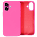Miniatyrbild 1 av 6: Fodral till iPhone 16 Plus - AVIZAR - Halvstyvt mjukt anti-fingeravtryck Fuchsia Rosa