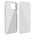 Pikkukuva 1 / 5: AVIZAR iPhone 13 Pro -kotelo - Pehmeä silikoni - 9H karkaistu lasikalvo - Läpinäkyvä Vit