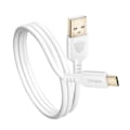 Pikkukuva 2 / 5: USB-kaapeli USB C:lle Lataus ja Nopeaa Synkronointia Inkax Valkoinen Vit