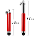 Miniatyrbillede 3 af 4: Stylet - Avizar - Rød - Retractable - Silikone spids - Touchscreen-kompatibel Röd