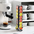 Pikkukuva 3 / 5: Dolce Gusto kapseliannostelija - Cheffinger - 360° pyörivä hoikka torni - harmaa metalli Grå