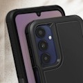 Pikkukuva 4 / 6: Iskunkestävä suojakuori Samsung A25 5G:lle - AVIZAR - Jäykkä ja vahvistettu - Musta Svart