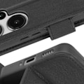 Pikkukuva 4 / 6: Kotelo Xiaomi Redmi Note 13 Pro Plus -puhelimelle - AVIZAR - Chesterfield - Lompakko ja videoteline - Musta Svart