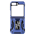 Miniatyrbillede 2 af 5: Ringetui til Samsung Galaxy Z Flip 5 Shockproof ArmoRing Bump Series Midnight Blue Blå