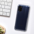 Pikkukuva 4 / 4: Suojakuori - AVIZAR - Samsung Galaxy A03s - Taipuisa silikonigeli - Ultra-ohut 0.3mm - Läpinäkyvä Transparent