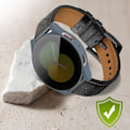 Miniatyrbillede 3 af 4: Fuld beskyttelse af hærdet glas til Samsung Galaxy Watch 5, 44 mm blå Blå