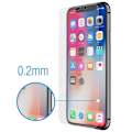 Pikkukuva 4 / 4: Näytönsuojakalvo - Forcell - iPhone X/XS - Ultra-ohut 0,2mm - Läpinäkyvä Vit