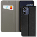 Miniatyrbillede 2 af 5: Etui til Motorola Moto E15 / G05 Kortholder med Magnetisk Lås Støtte Sort Svart