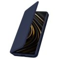 Miniatyrbild 2 av 4: AVIZAR Fodral till Xiaomi Poco M3 - Folio plånboksfodral Stativ Funktion Blå blå