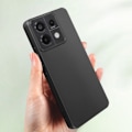 Miniatyrbillede 2 af 5: Telefonskal - MAYAXESS - Xiaomi Redmi Note 13 Pro 5G - Blødt Silikone - Ridseresistent - Sort Svart