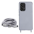 Pikkukuva 2 / 5: Samsung Galaxy A53 5G kaulanauha - AVIZAR - Violetti - Puolijäykkä - Kaulahihna 80cm Lila