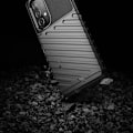 Pikkukuva 3 / 4: Coque - Thunder - Galaxy A52/A52s - Vahvistettu Suoja - Silikoni Geeli - Musta Svart