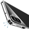 Miniatyrbillede 4 af 5: Coque til Samsung Galaxy A26 Silikone Stødabsorberende med Transparent Flettet Snor Vit
