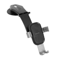 Miniatyrbillede 1 af 4: Bilsupport - Swissten - Instrumentbræt - Tyngdekraft - Sort - 360° roterbar Svart
