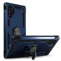 Miniatyrbillede 2 af 4: Coque - AVIZAR - Galaxy Note 10 Plus - Bi-materialer - Hård og Blød - Video Støtte Midnattsblå