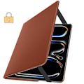 Pikkukuva 4 / 5: Flip Case iPad Pro 11 2024 -laitteelle - AVIZAR - 360 Pyörivä folio - Ruskea - Synteettinen - Unisex kastanj