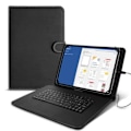 Pikkukuva 2 / 4: 10 tuuman tabletin kansi - AVIZAR - USB-C AZERTY -näppäimistö - Taitettava tuki - Magneettinen kiinnitys Svart