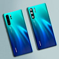 Miniatyrbild 3 av 4: Huawei P30 Pro batteriskydd Bak skal Kameralins Aurora Blå