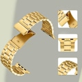 Miniatyrbillede 3 af 5: Apple Watch-rem 41 mm / 40 mm / 38 mm Sort rustfrit stålnet Gul