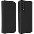 Miniatyrbillede 1 af 4: Housse - AVIZAR - Huawei P smart 2021 - Øko-læder - Støttefunktion - Sort Svart