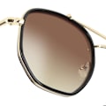 Miniatyrbillede 5 af 5: Aviator Solbriller CV3087 Gradient Linser UV400 Guld Gul