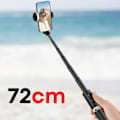 Miniatyrbild 4 av 5: Selfie Stick med integrerad Bluetooth-fjärrkontroll Svart XO Svart