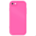 Miniatyrbillede 2 af 5: Cover til iPhone SE 2022 / 2020, 8 / 7 Silikone Hævede Kanter Fuchsia Rosa
