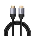 Pikkukuva 1 / 5: HDMI-kaapeli - Baseus - 4K - Nailonpunottu - 2m - Plug and Play Svart