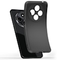 Miniatyrbillede 3 af 6: Coque til Xiaomi Redmi 14C Silikone Soft Touch og 3mk Tempereret Glas Sort Svart