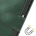 Pikkukuva 4 / 6: Kotelo Xiaomi Poco M6 rannehihnalle Flip Lompakkoteline Tummanvihreä