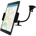 Pikkukuva 1 / 4: Autoteline - AVIZAR - Imukuppikiinnitys - 360° Kääntö - Tabletille ja älypuhelimelle - Musta